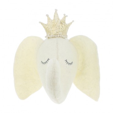 Trophée - Sleepy Eléphant avec couronne
