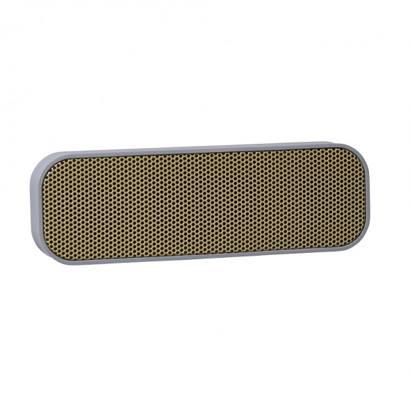 Enceinte Bluetooth aGROOVE - Cool grey & gold