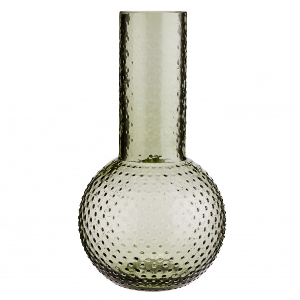 Vase en verre à pois - Green