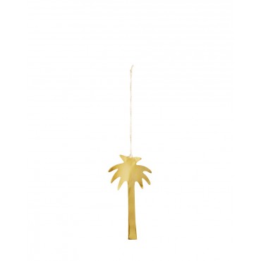 Palmier à suspendre - Or (15.5 cm)