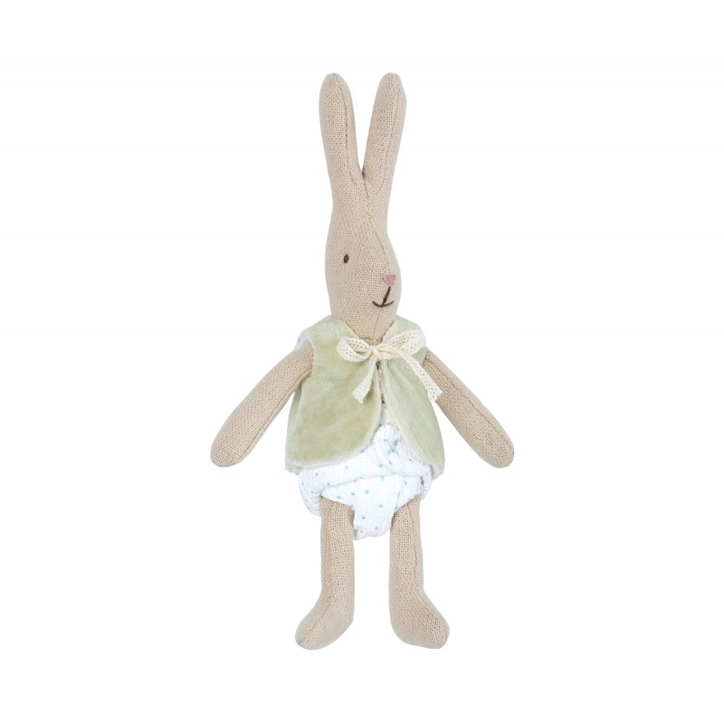 Petite poupée lapin - Rabbit - MAILEG - Perlin Paon Paon