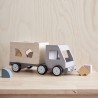 Camion à formes en bois