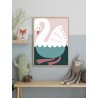 Affiche - Swimming Swan