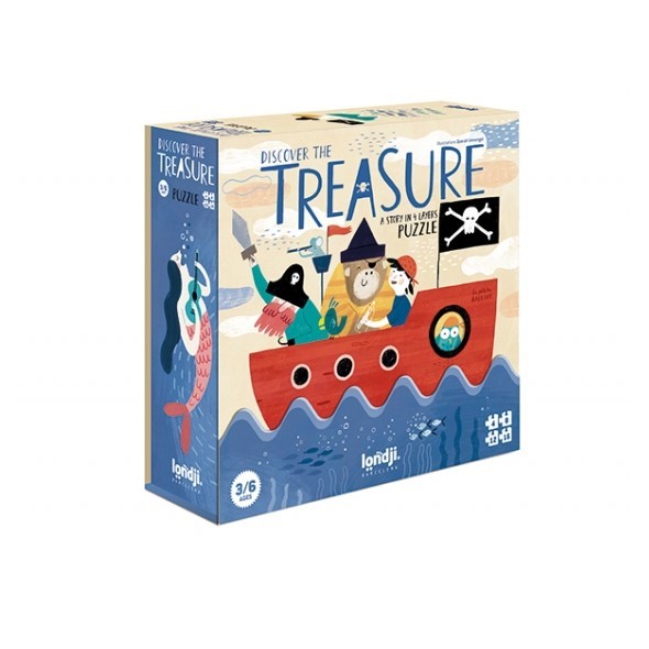 Puzzle - Discover the treasure (40 pièces)
