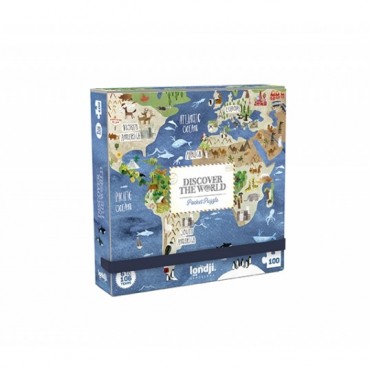 Puzzle - Pocket world (100 pièces)