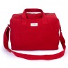 City bag SAUVAL en coton recyclé - Vibrant Red