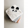 Sortie de bain Albert - Panda (crème)