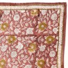 Grand foulard Latika "Coeur" - Bois de rose