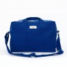City bag SAUVAL en coton recyclé - Bleu azur