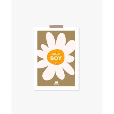 Carte postale - Hello boy