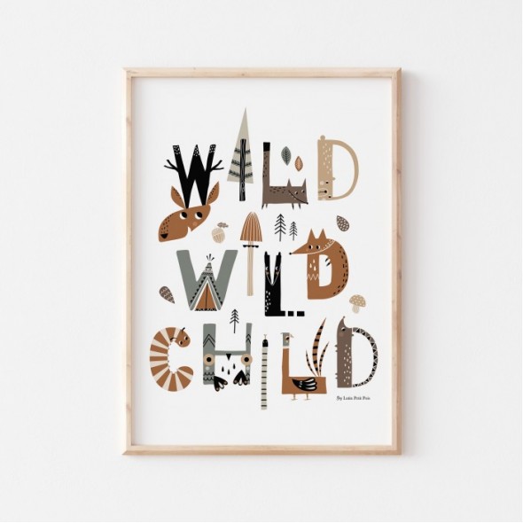 Affiche - Wild wild child