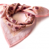 Petit foulard Manika "Lotus" - Poudre