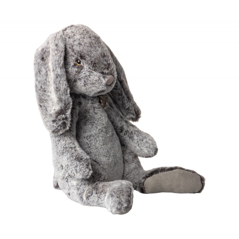 Peluche Lapin Fluffy - Gris (X-Large) - MAILEG - Perlin Paon Paon