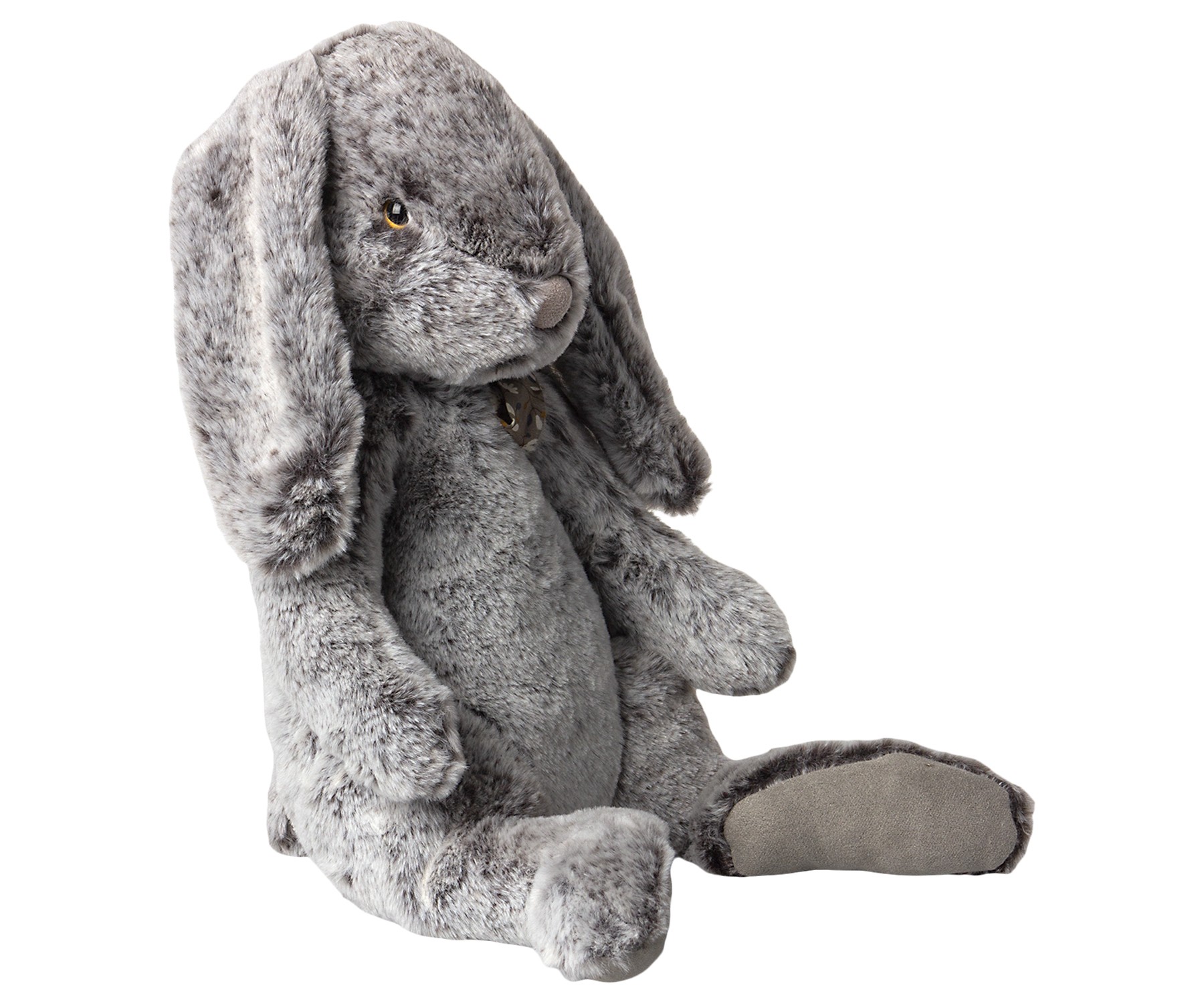 Peluche Lapin Fluffy - Gris (Large) - MAILEG - Perlin Paon Paon