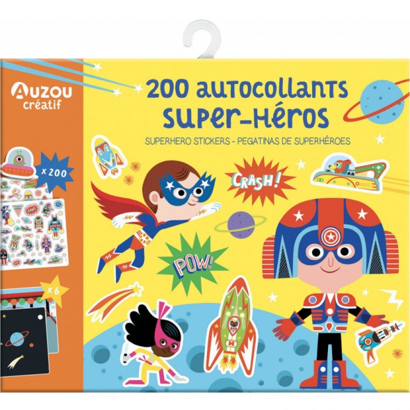 200 auto-collants - Super Héros