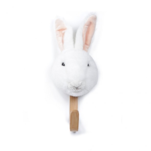 Porte-manteau - Mini lapin blanc
