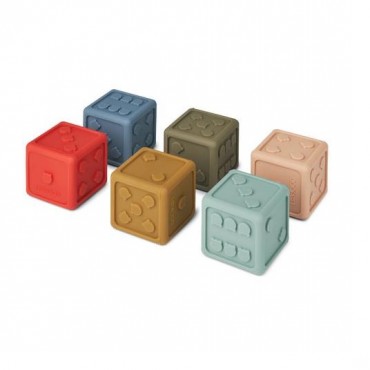 Set de 6 cubes en silicone - Multi mix