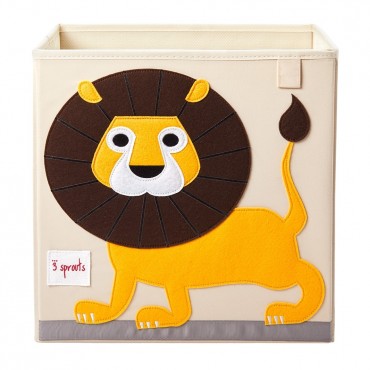 Cube de rangement Lion