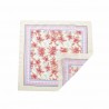Foulard capucine en coton bio - Raspberry Flowers