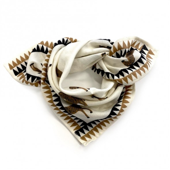 Petit foulard Manika Zèbre - Coco