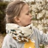 Grand foulard Latika "Cerisier" - Fleur de vanille