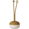 Lampe de nuit portable Samuel - Golden caramel/sandy