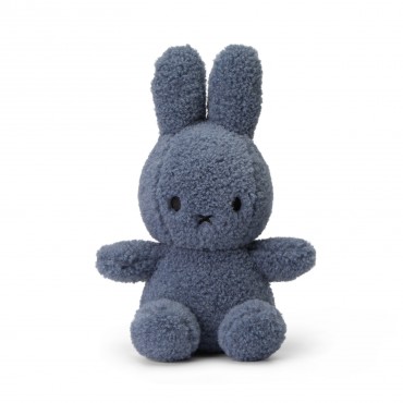 Peluche Miffy en teddy recyclé - Bleu (23 cm)