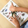 Mini Poster + 27 stickers - Les dinosaures (3-8 ans)