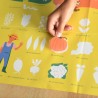 Poster pédagogique + 58 stickers - La ferme (3-8 ans)