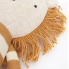 Petite peluche en coton tricoté - Lion