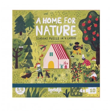 Puzzle - A home for nature (4x10 pièces)