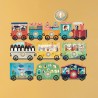 Puzzle - My little train (3x10 pièces)