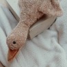 Peluche bébé Bruit blanc - Oie Liva (marron)