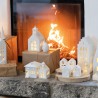 Petite maison photophore en porcelaine - Light dream