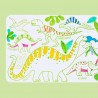 Mini Playmat réversible - Dino