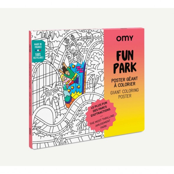 Poster géant à colorier - Fun Park
