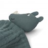 Petit doudou Amaya - Rhino (Whale blue)