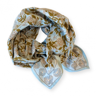 Grand foulard Latika "Soleil" - Piscine