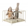 Petit lit  à barreaux pour bébé souris/lapin (micro)