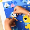 Poster créatif + 150 stickers - La Mer (3-6 ans)