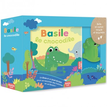 Livre de bain - Basile le crocodile