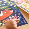 Poster créatif + 550 stickers - Bébés animaux (3-7 ans)