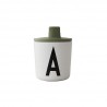 Bec adaptable pour tasse Design letters - Forest green