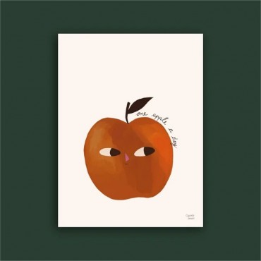 Affiche - One Apple a day (30x40)