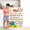 Poster maternelle + 60 stickers - Nino Dino (3-6 ans)