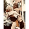 Porte-bébé pour jeune enfant - Léopard (brown)