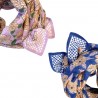 Grand foulard Latika - Bloom / Bleu klein