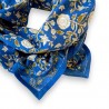 Grand foulard Latika - Soleil / Bleu klein