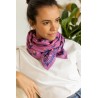 Grand foulard Latika - Florets / Fushia