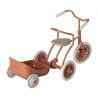 Chariot pour tricycle, souris - Corail